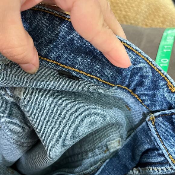 Zara Sailor Front Pocket Cropped Boot Cut Jeans Size 6 - Picture 6 of 6